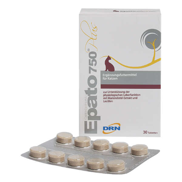 Livisto Epato 750 Plus Tabletten, Ergänzungsfuttermittel für Katzen